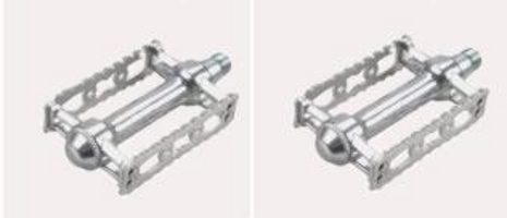 MKS Sylvan Touring Pedale silber