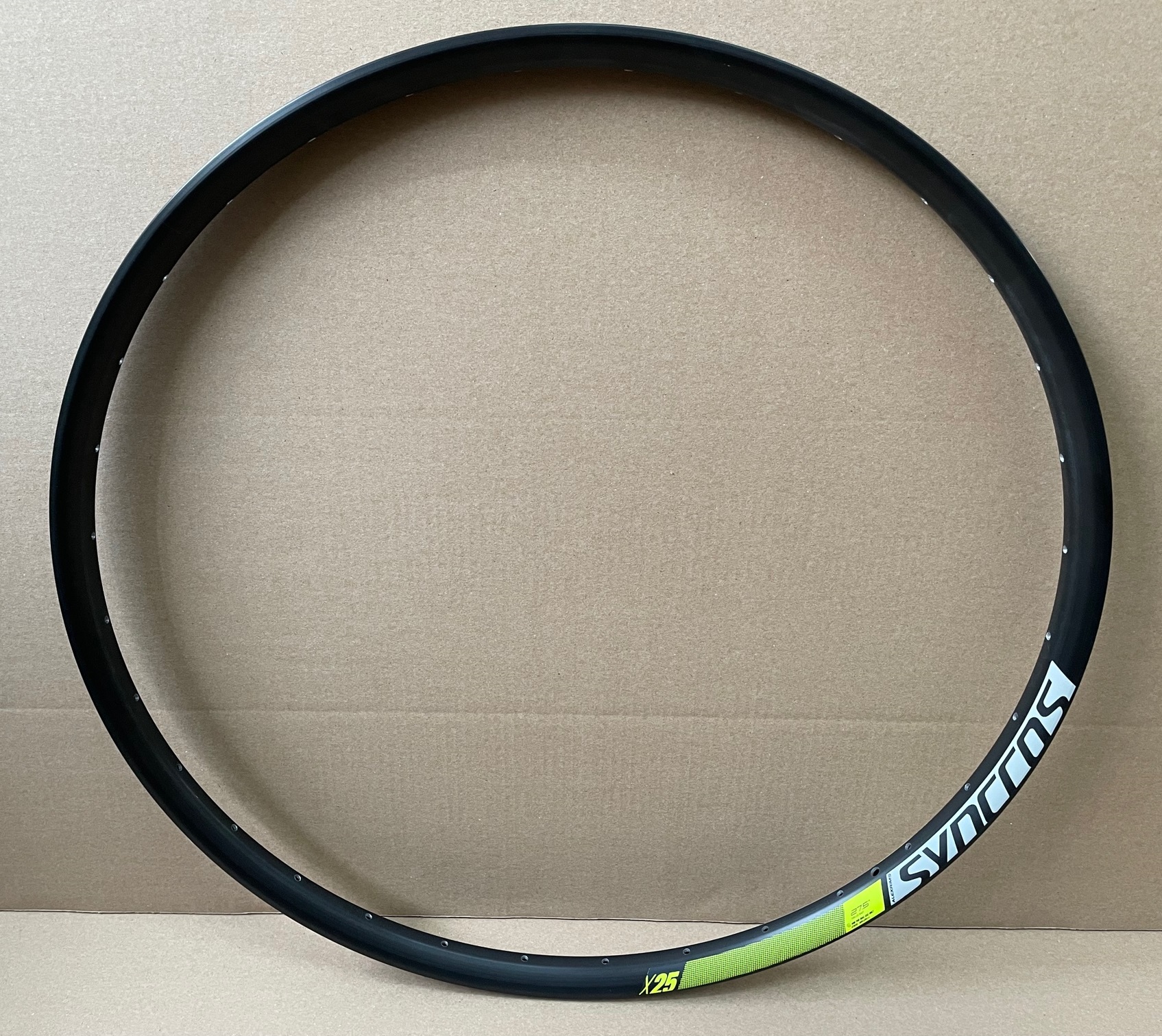 27,5" Syncros X-25 Felge Disc 32 Loch schwarz 474g