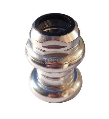 Tecora Gewinde Steuersatz 1" silber