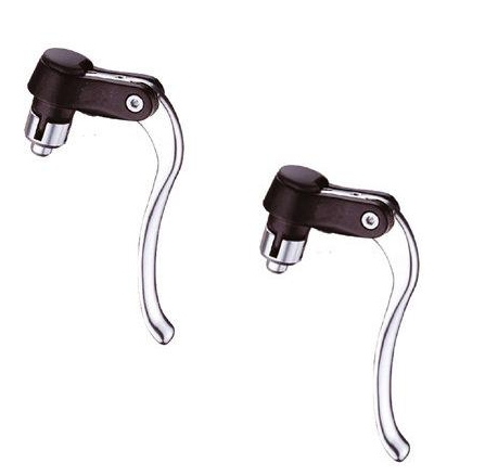 Tektro RX 4.1 Bremshebelsatz für Zeitfahrlenker schwarz/silber