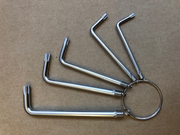 CNC Torx Schlüsselset T10/15/20/25/30