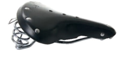 Contec Classic Exclusiv Touring Ledersattel gefedert coffee