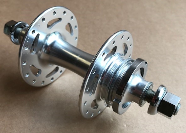 CNC Bahnhinterradnabe Track-One Fix/Free silber 32L