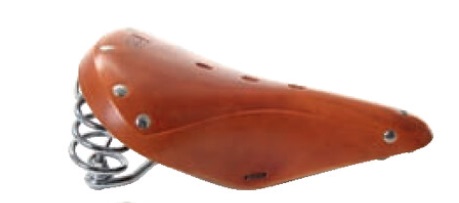 Contec Classic Exclusiv Trekking Ledersattel gefedert honey