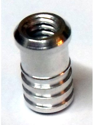 CNC Ventiladapter Aluminium von DV Schlauch für AV Pumpe