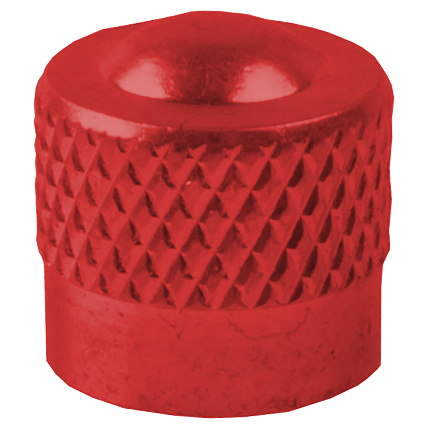 CNC Metall Ventilkappe AV rot
