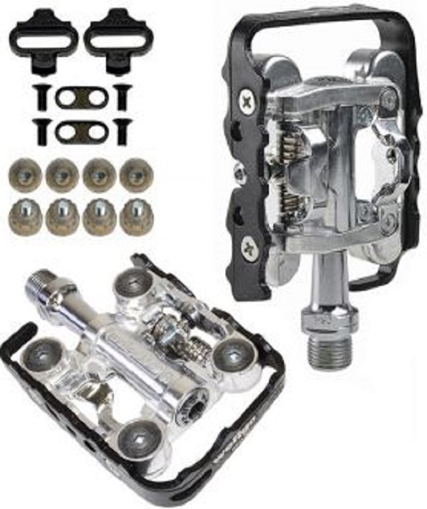 Wellgo WPD-M17C Halb-Klickpedale schwarz