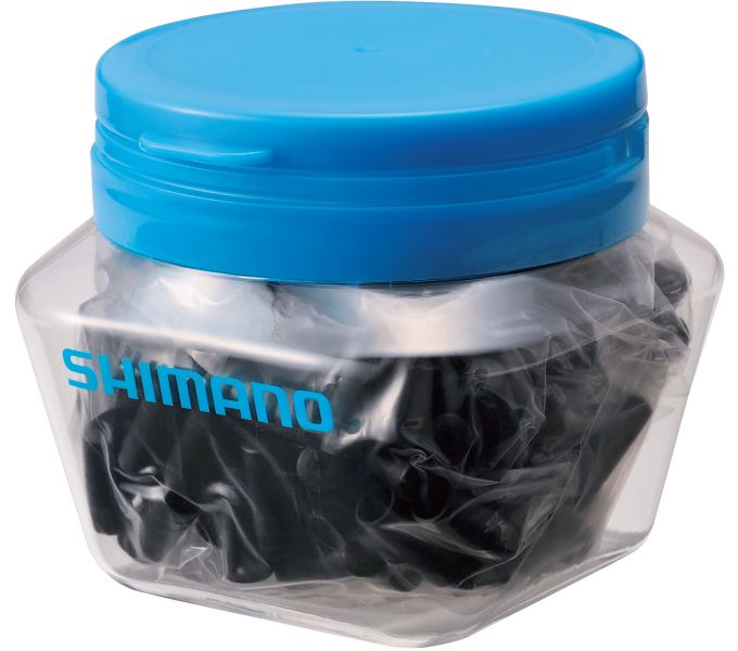 Shimano gedichtete Aussenhüllenendkappe SP40 Schaltung 4mm schwarz, 200er Pack