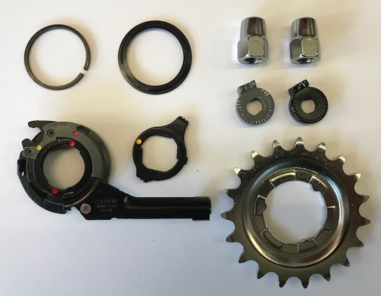 Shimano Nexus/Alfine (SG-S500/SG-S501) 8-Gang Zubehörset ohne Drehgriff/Shifter